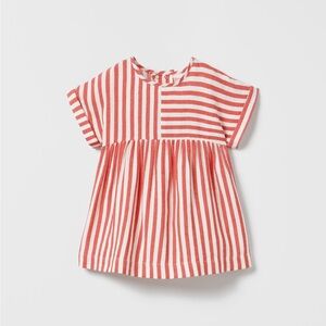Zara Girls Striped Dress, 3-4 years
